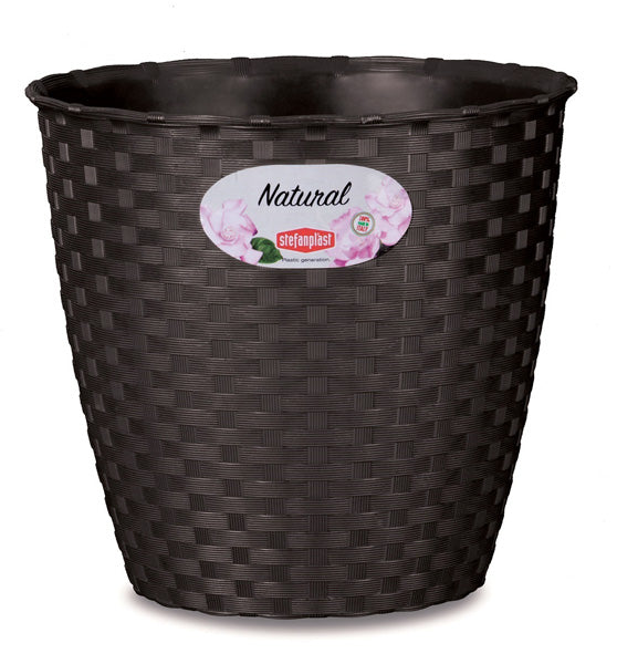 Vaso natural cm.19 moka