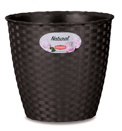 Vaso natural cm.19 moka