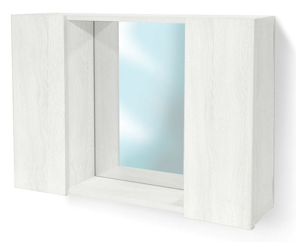 Specchiera bagno cm. 60x13x41h  bianca