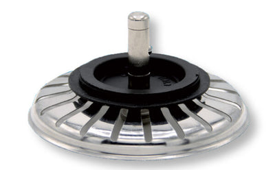 Cestello per lavello lux inox sacchetto da 20 pz d.83 mm.perno corto