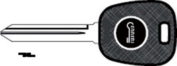 Chiave Auto Senza Trasponder T00SZ17RP
