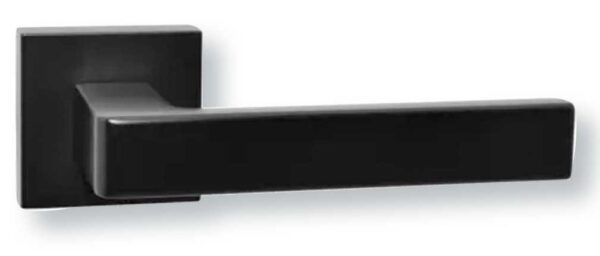 Maniglia capri alluminio foro yale nero satinato