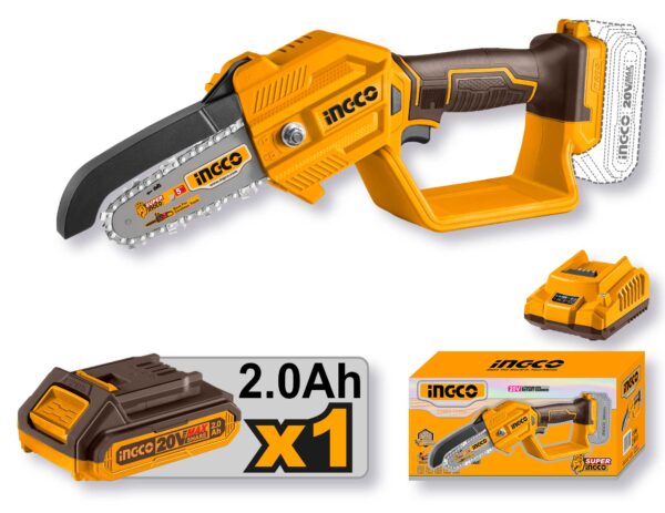 Minisega a batteria 20V lama 13cm con 1 batteria da 2ah+caricabatt.