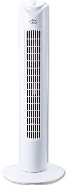 Ventilatore tower h74cm, 3 velocità, con timer 45W