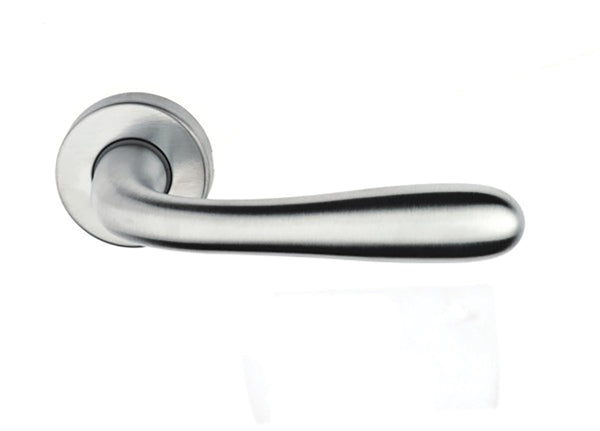 Maniglia agnone bocchette foro yale silver