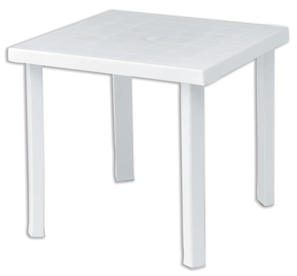 Tavolo mod.figaro bianco 80x80