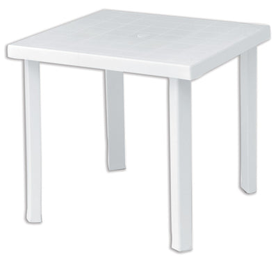 Tavolo mod.figaro bianco 80x80