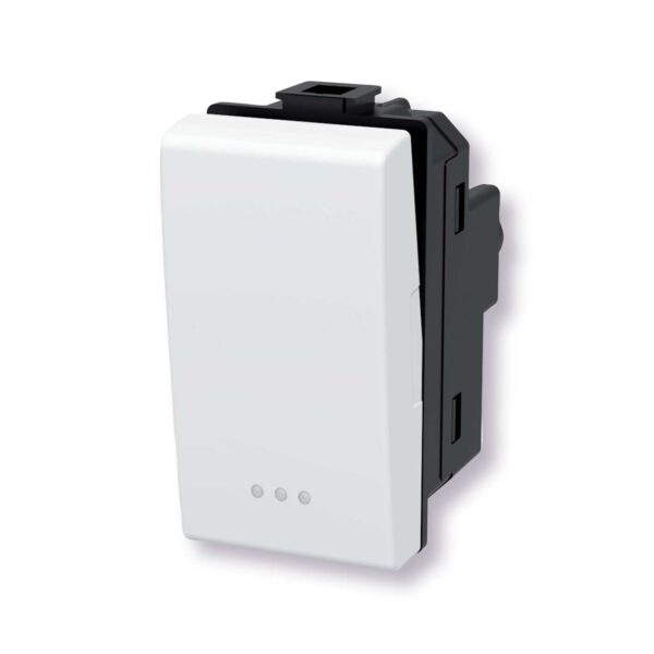 Interruttore Unipolare bianco Serie Matix