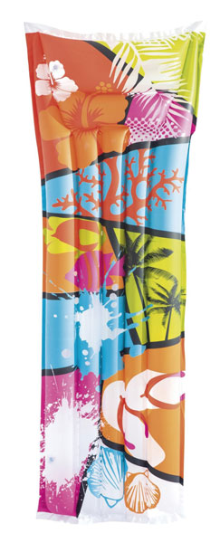 Materassino air mat multicolor cm.183x69,3 in 3 fantasie assortite