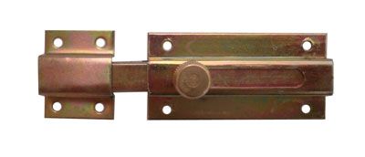 Catenaccio traverso con contropiastra acciaio tropicalizzato mm.120x40