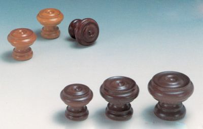 Pomolo legno art.314/b noce scuro