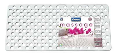 Tappeto vasca massage cm.74x36 Bama bianco
