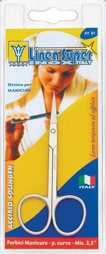 Forbici manicure punte curve Linea Super