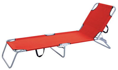 Lettino speed pieghevole rosso