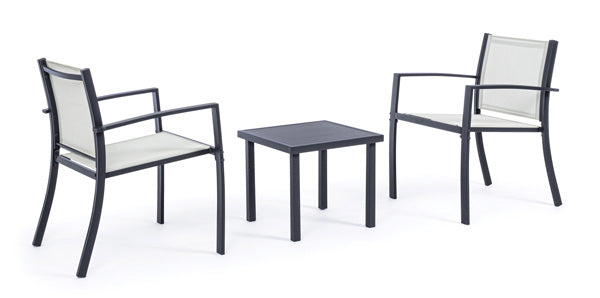 Salotto 3 pezzi auri antacite