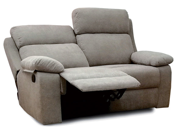 Divano recliner 3 posti tortora(talpa)cm.198x93x101