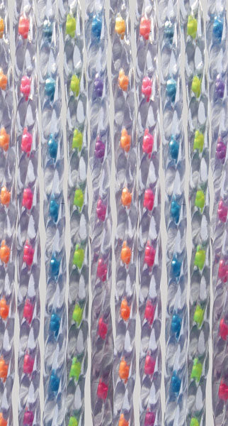 Tenda quadrifoglio 125x235 multicolore fluo
