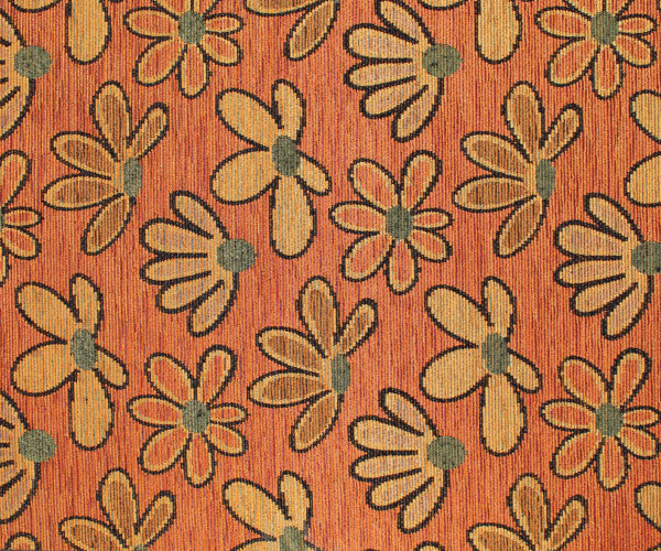 Tappeto fenix h.53 petali arancio