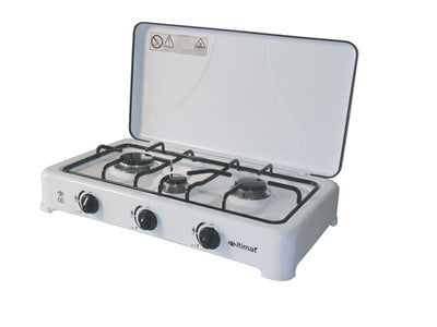 Fornello a gas 3 fuochi bianco