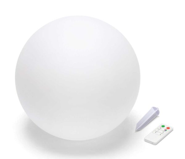 Sfera led RGB ricarica solare diametro cm 25 modello Solar Nova