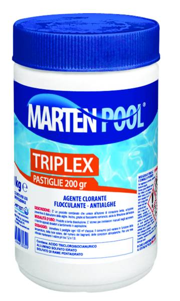 Multiazione Triplex pastiglie 200gr kg.1(pool023)