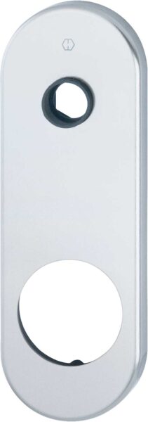 Placca Corta per Cilindro Tondo Argento