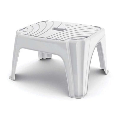 Sgabello step 2 cm.45x35x25h colori assortiti bama