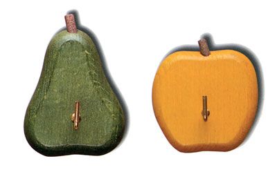 Gancio frutta legno 1 p.(bl.1pz)