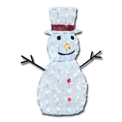 Pupazzo di neve 3d.h70 160led bianc