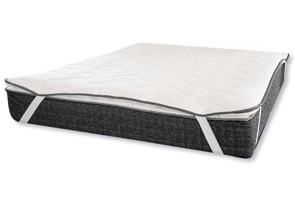 Topper ovatta 1000gr cm.120x190 Tessuto Poliestere trapuntato