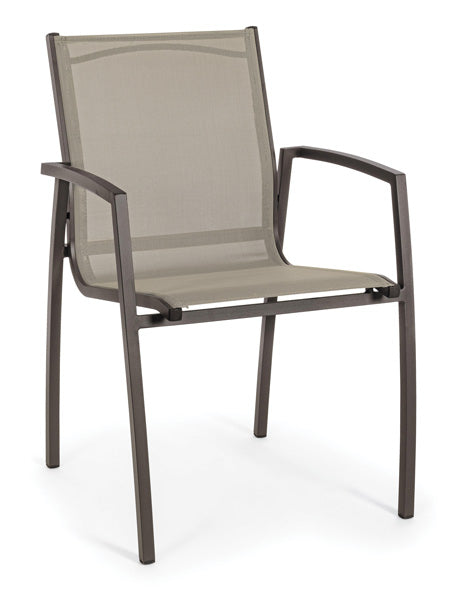 Sedia alluminio hilla coffee