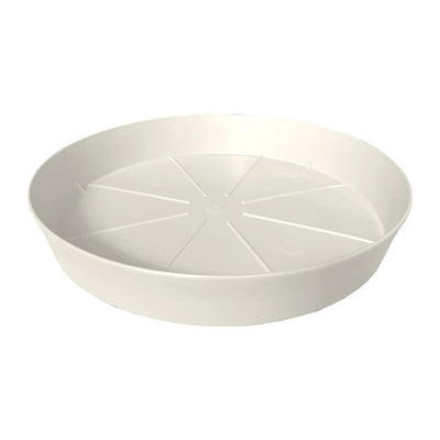 Sottovaso rotondo d.12 bianco