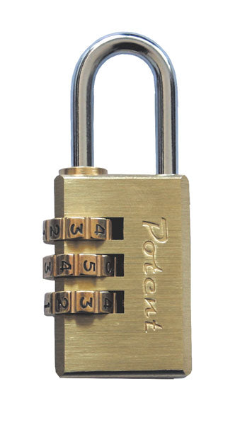 Lucchetto a combinaz.30mm ottone