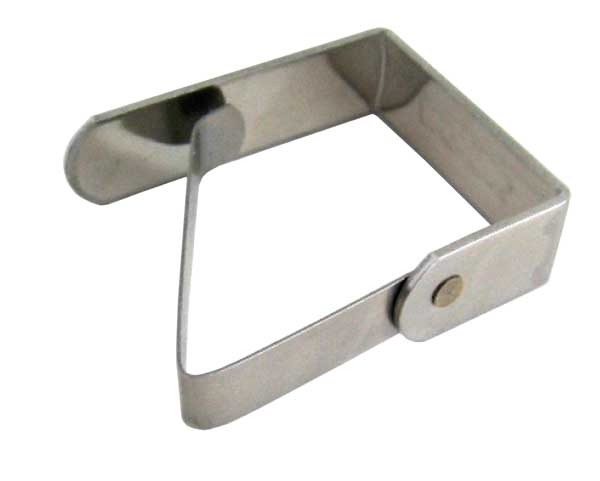Fermatovaglia x tavolo mm.60 inox