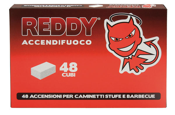 Reddy accendifuoco bianco 48 Cubetti