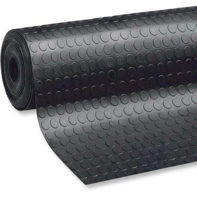 Bollato ignifugo nero, spessore 1,0 mm., altezza 1 m. art. 9719