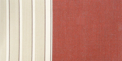 Tenda sole caduta con movimento  1x2,5 bordeaux/crema