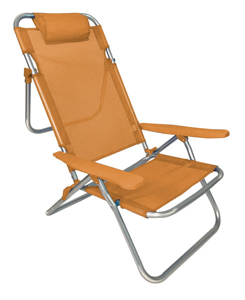 Spiaggina big alu/tex 5 pos.arancio