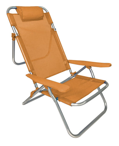 Spiaggina big alu/tex 5 pos.arancio