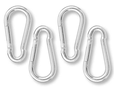 Set 4 Moschettoni Pompiere 50MM