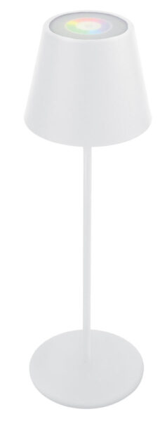 Lampada da tavolo RGB Led Toutch ricaricabile Josephine colore  bianco