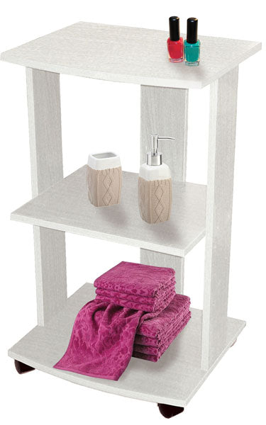 Carrello cento 45x40x76 bianco alpes