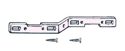 Asta metallo x carrello sormonto ab1011. accessori per binari abtrend