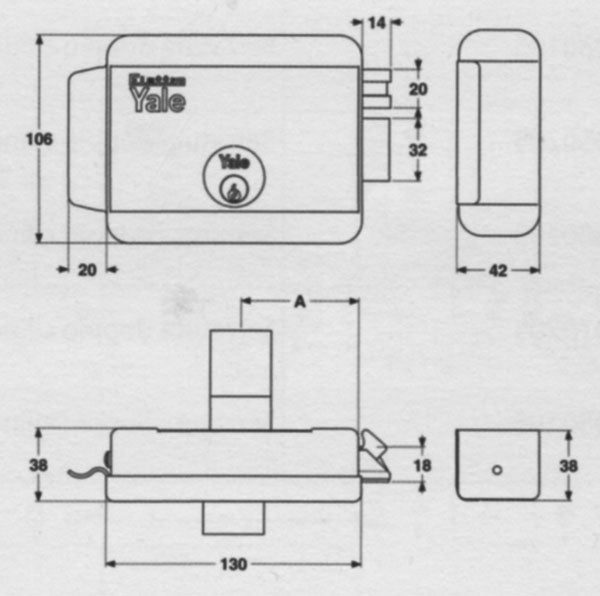 Serr.elettr.applicare dx 701