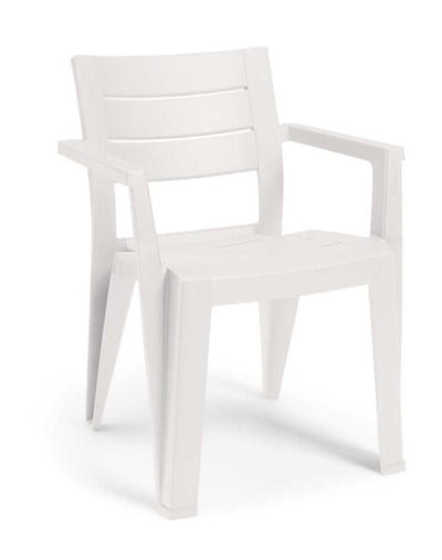 Sedia Julie cm.61,5x58,5x79h colore bianco