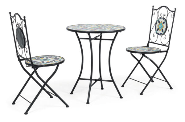 Set ceramica mosaico 3p.positano