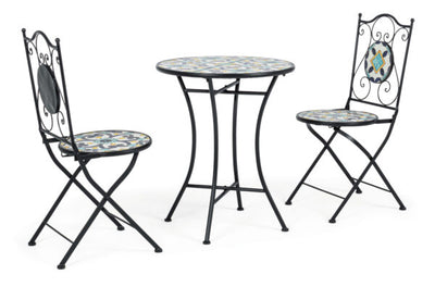Set ceramica mosaico 3p.positano