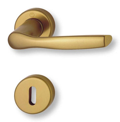 Maniglia Milano R.B. Foro Chiave Normale F4 Bronzo 143/88K/88KS