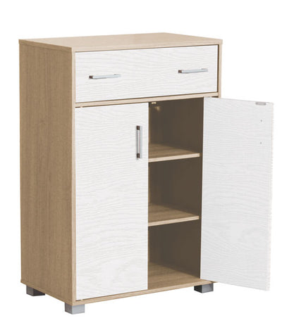 Mobile MARS3 2 Ante 1 Cassetto Canadian White