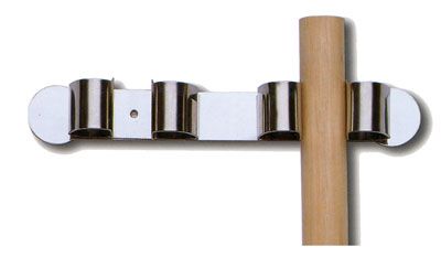 Molla fermascopa 2 p.inox(bl.1pz)